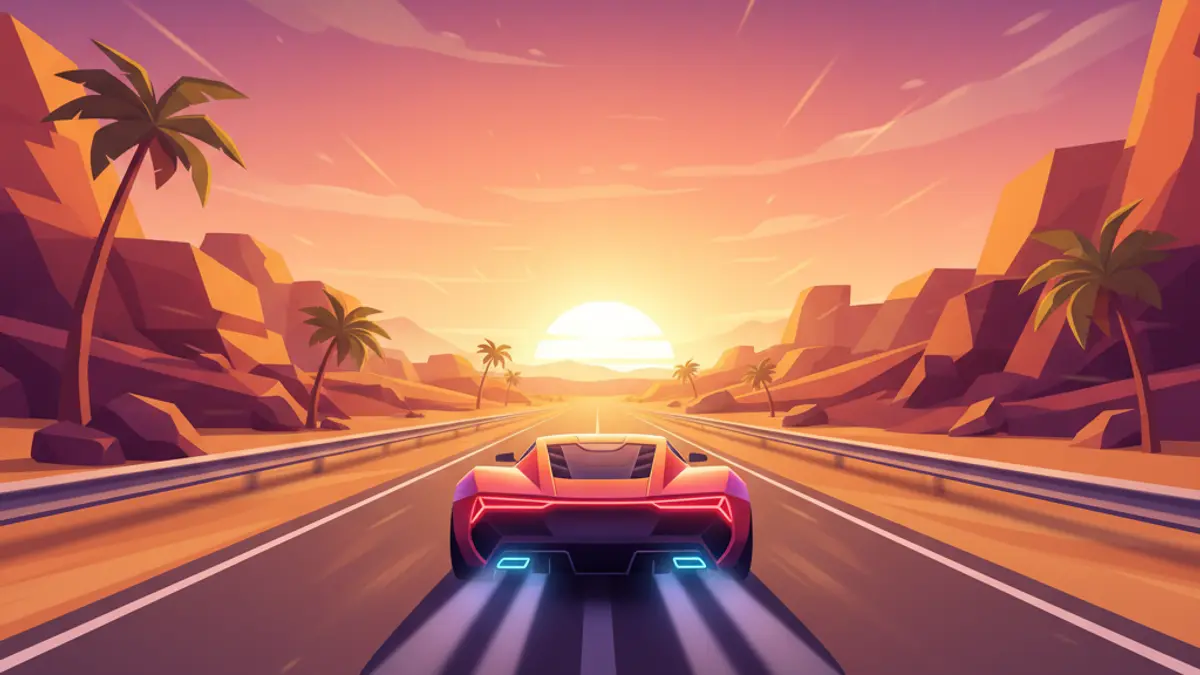 Neon Drift Run